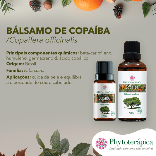 Óleo Vegetal (Bálsamo) de Copaíba - 20ml - Phytoterápica