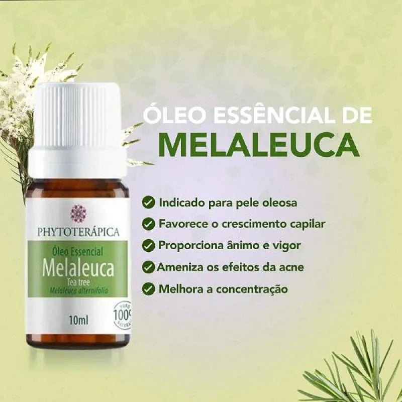 Óleo Essencial de Melaleuca (Tea Tree) - 10ml - Phytoterápica