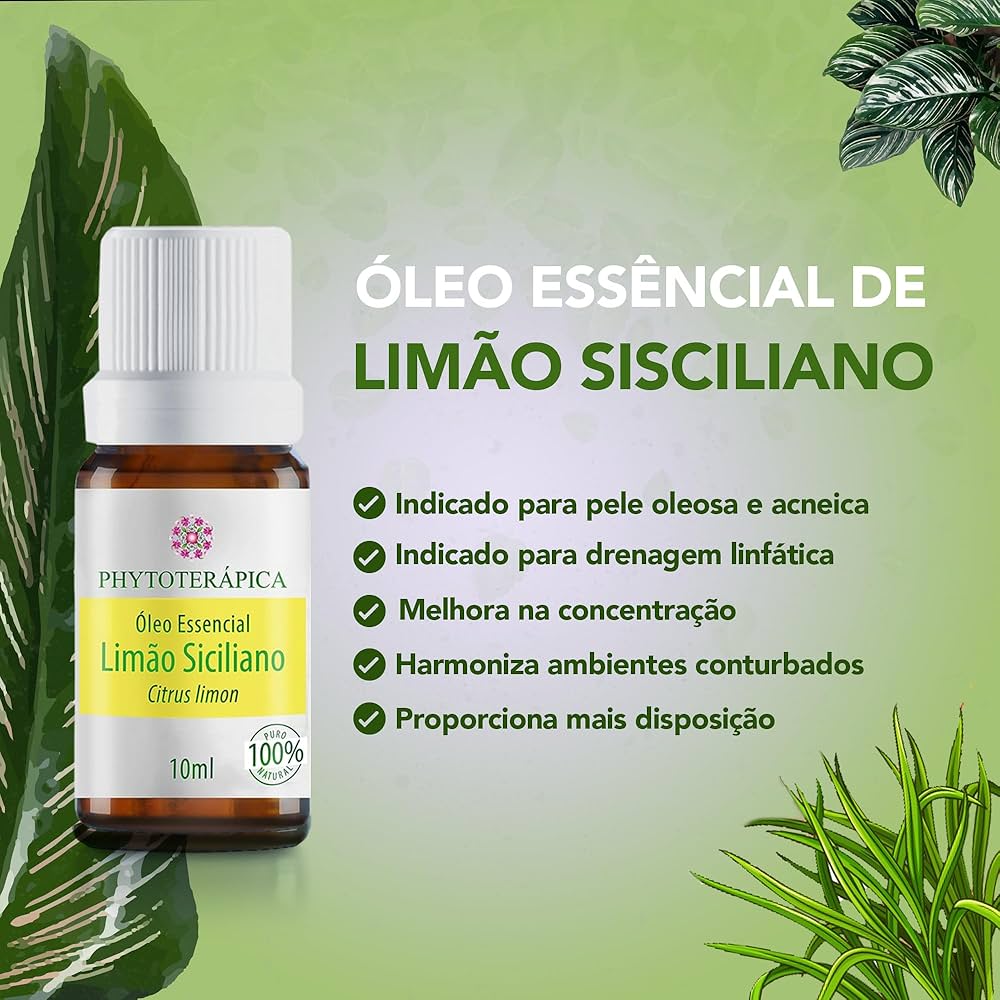 Óleo Essencial de Limão-Siciliano - 10ml - Phytoterápica
