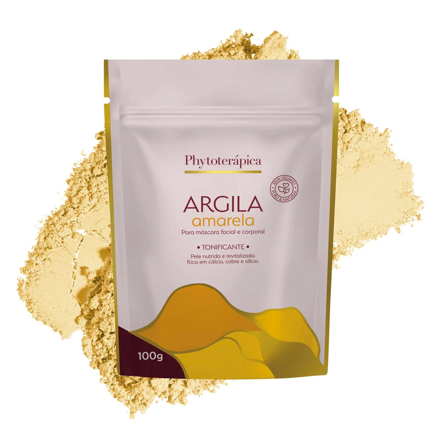 Argila Amarela - 100g - Phytoterápica