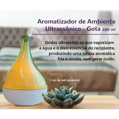 AROMATIZADOR UMIDIFICADOR ULTRASSONICO GOTA