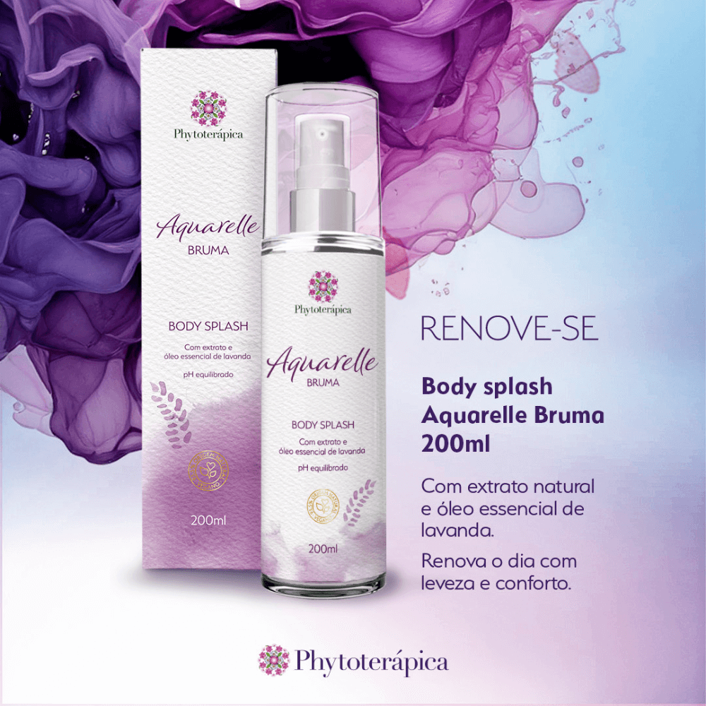 Body Splash Aquarelle Bruma 200ml - Phytoterápica