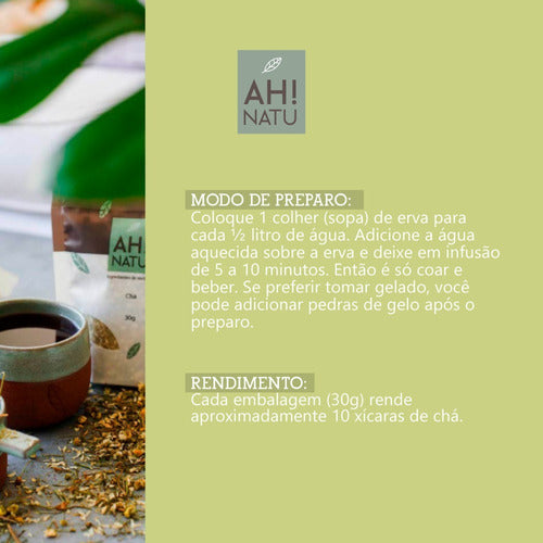 CHÁ DE ALCACHOFRA - AH! NATU - 30G