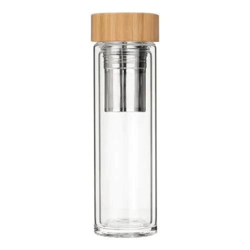 GARRAFA DE VIDRO COM INFUSOR AH NATU!