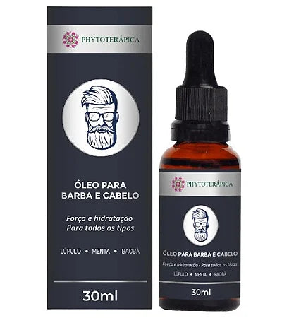 Óleo para Barba e Cabelo - 10ml - Phytoterápica