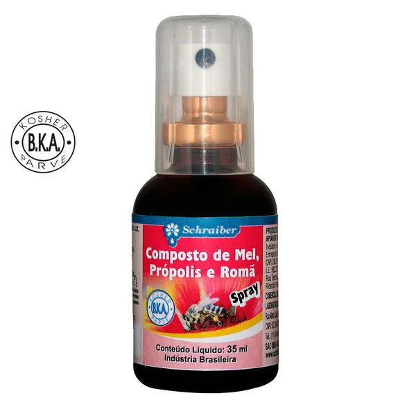 SCHRAIBER COMPOSTO DE MEL COM PROPOLIS E ROMÃ 35ML